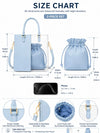 PVC Tote Bag with Drawstring Pouch