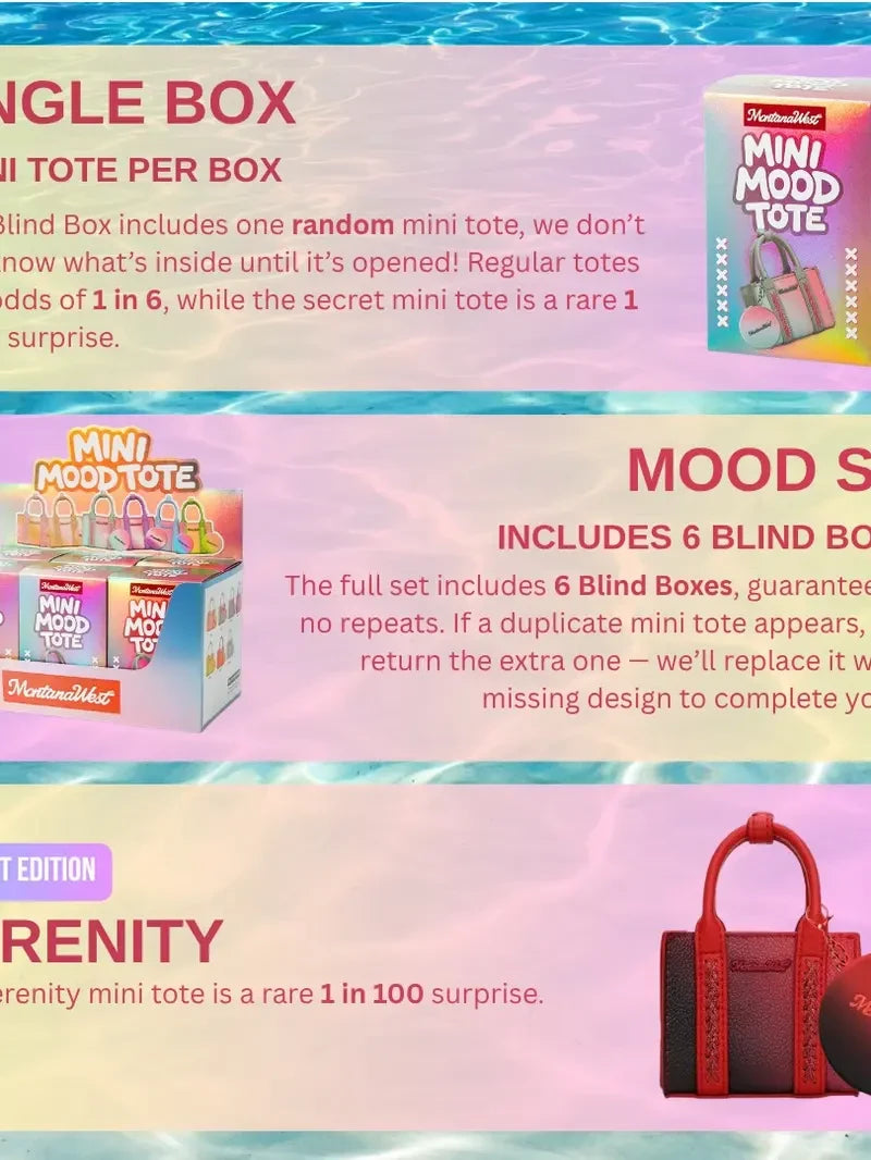Montana West Mini Mood Tote Blind Box