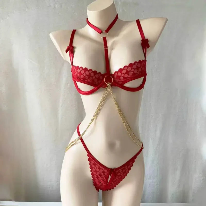 Black Lace Lingerie Set