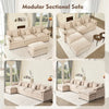 Modular U-Shaped Sectional Sofa