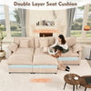 Modular U-Shaped Sectional Sofa