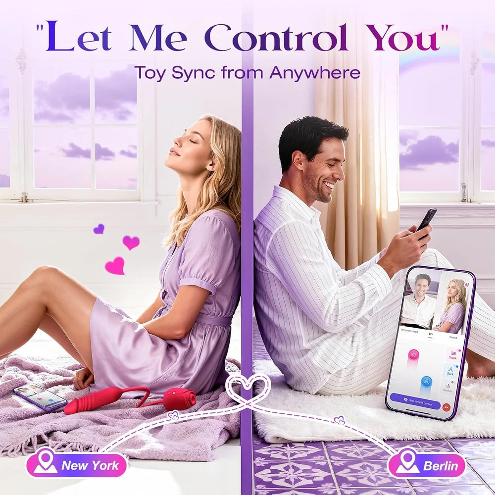 Mooligirl Rose Thrusting Vibrator