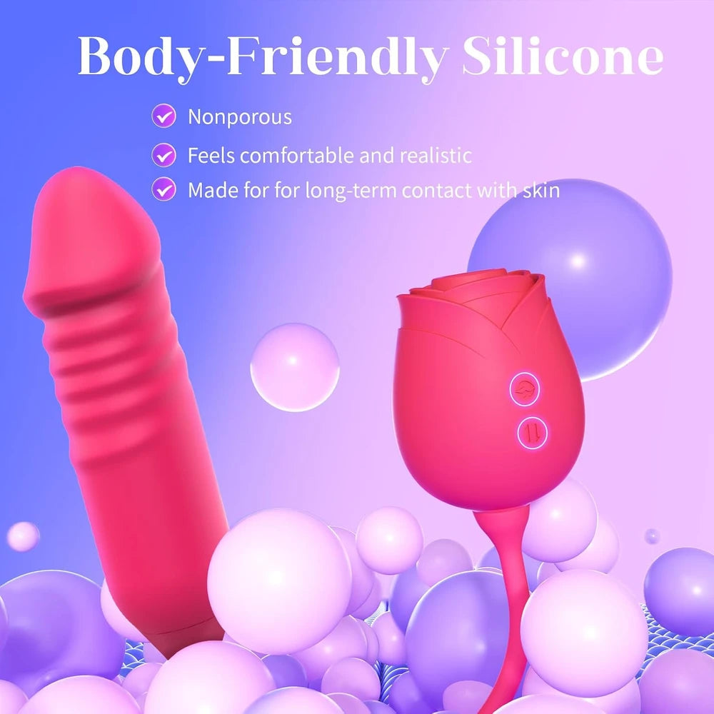 Mooligirl Rose Thrusting Vibrator