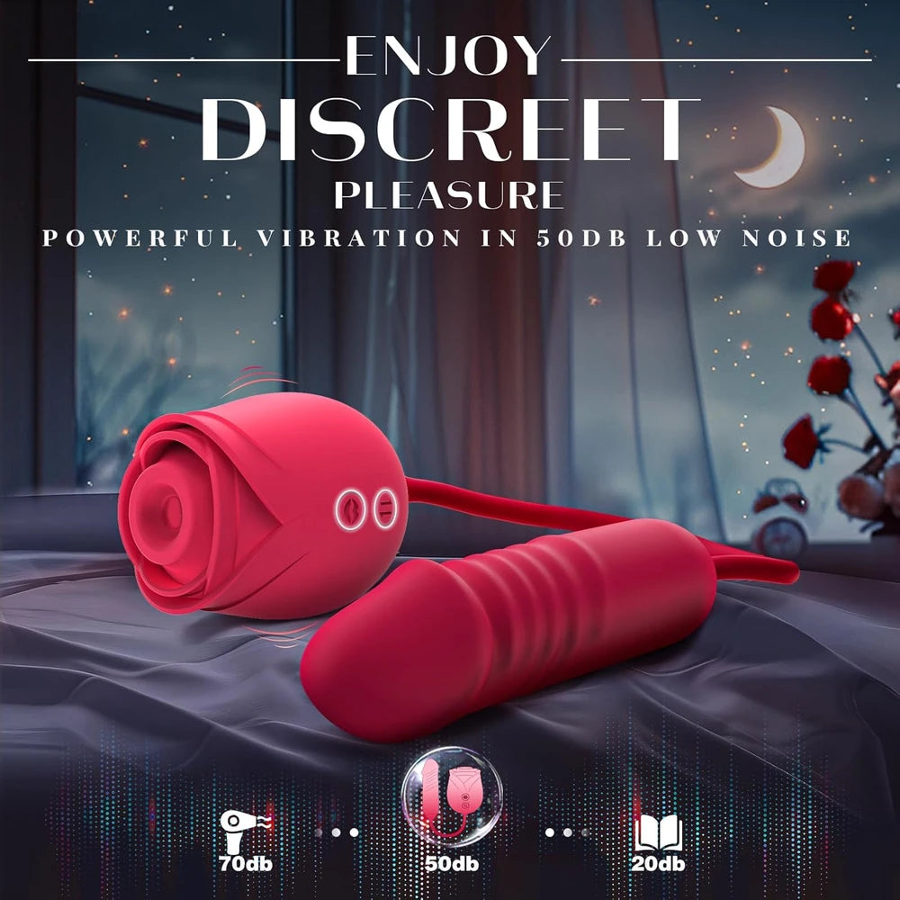 Mooligirl Rose Thrusting Vibrator