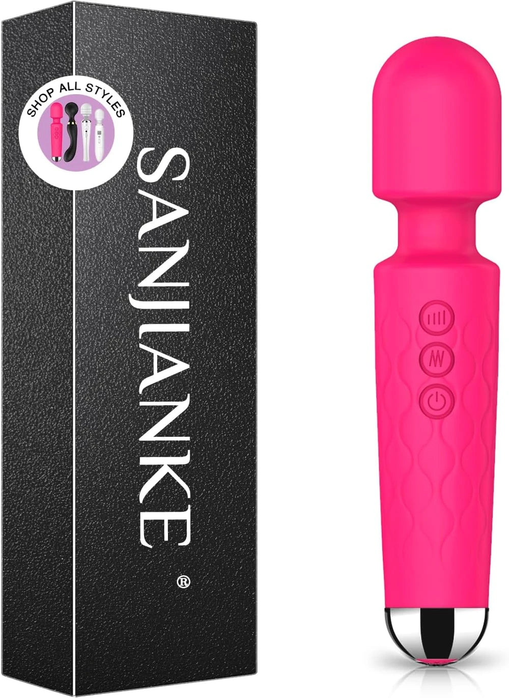 Waterproof Silicone Wand Massager