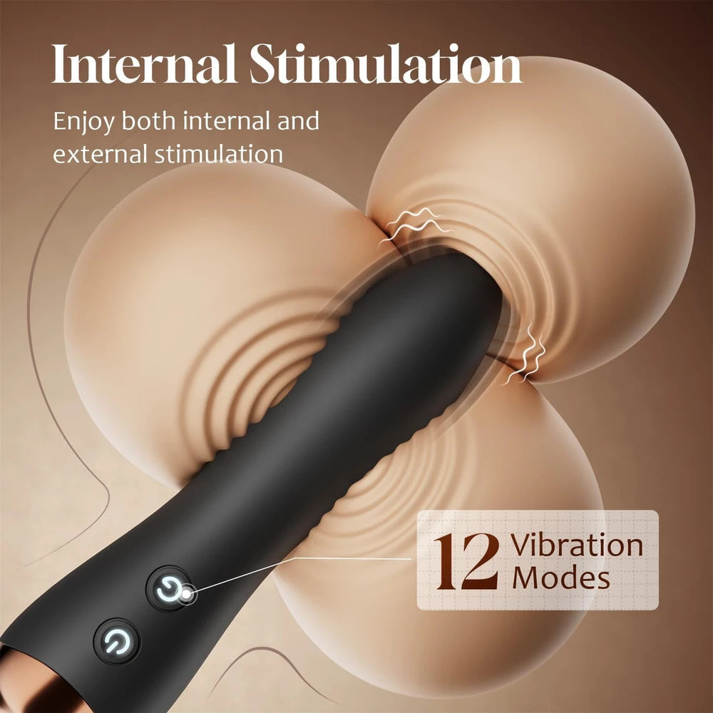 Dual-Ended Wand Vibrator