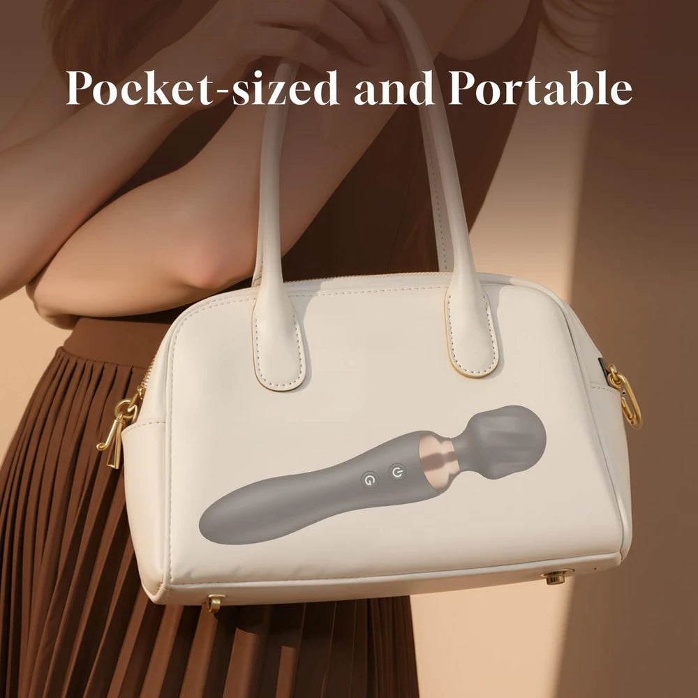 Dual-Ended Wand Vibrator