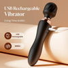 Dual-Ended Wand Vibrator