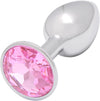 Jewel Adorned Metal Butt Plug
