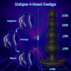 Vibrating Silicone Anal Beads