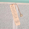 Rose Gold Metal Bookmark