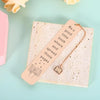 Rose Gold Metal Bookmark