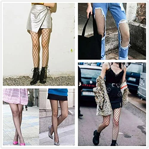 Henwarry Fishnet Thigh High Tights