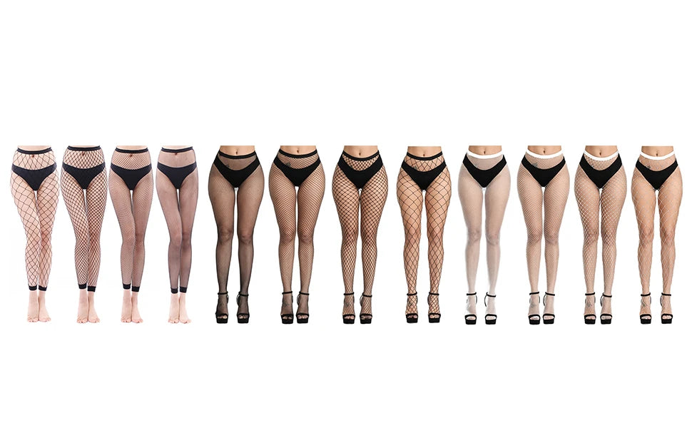 Henwarry Fishnet Thigh High Tights