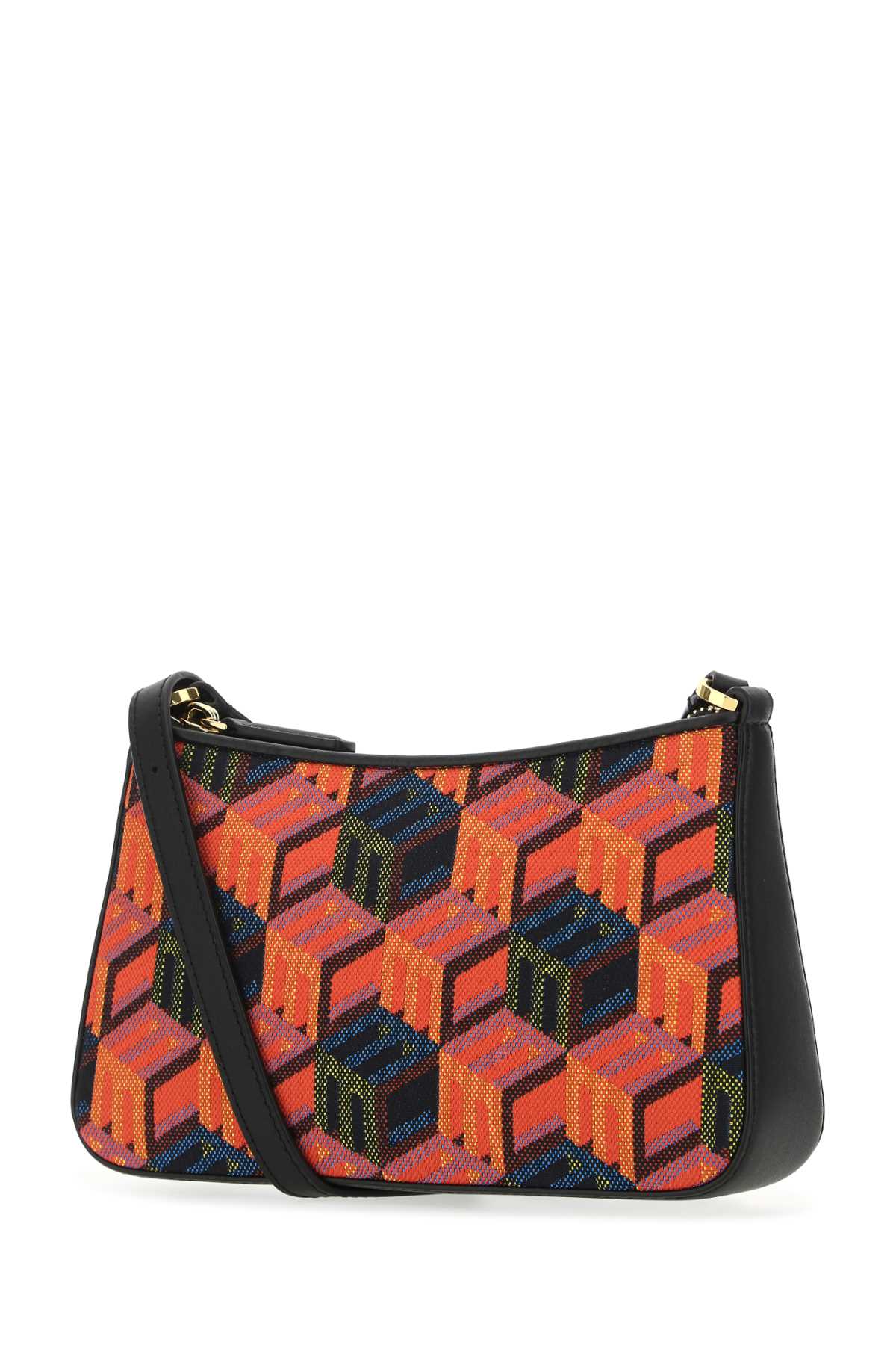 Mcm Women Embroidered Fabric Rockstar Crossbody Bag
