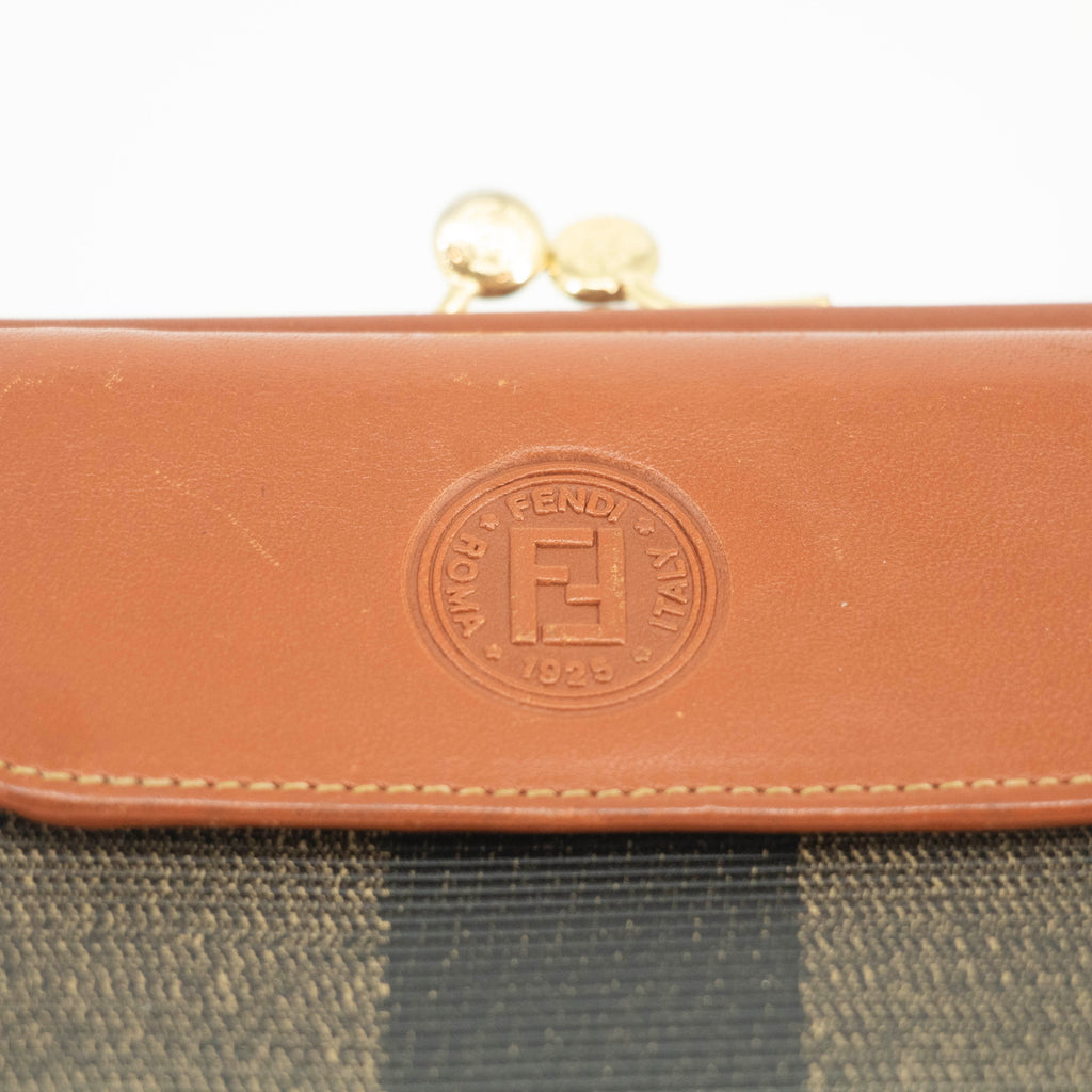 Fendi Coated Canvas Compact Wallet #73 #3353