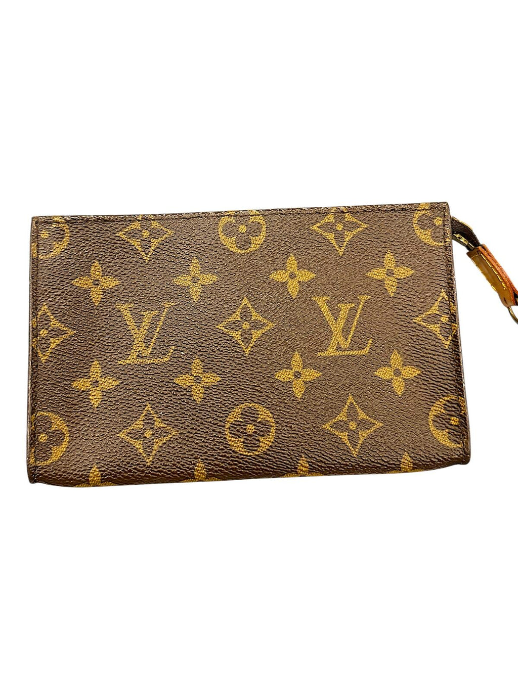 Louis Vuitton Monogram Zip Pouch Wristlet with COA