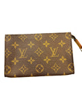 Louis Vuitton Monogram Zip Pouch Wristlet with COA