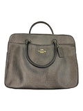 Coach Black Leather Briefcase Shoulder Bag with Strap NWOT