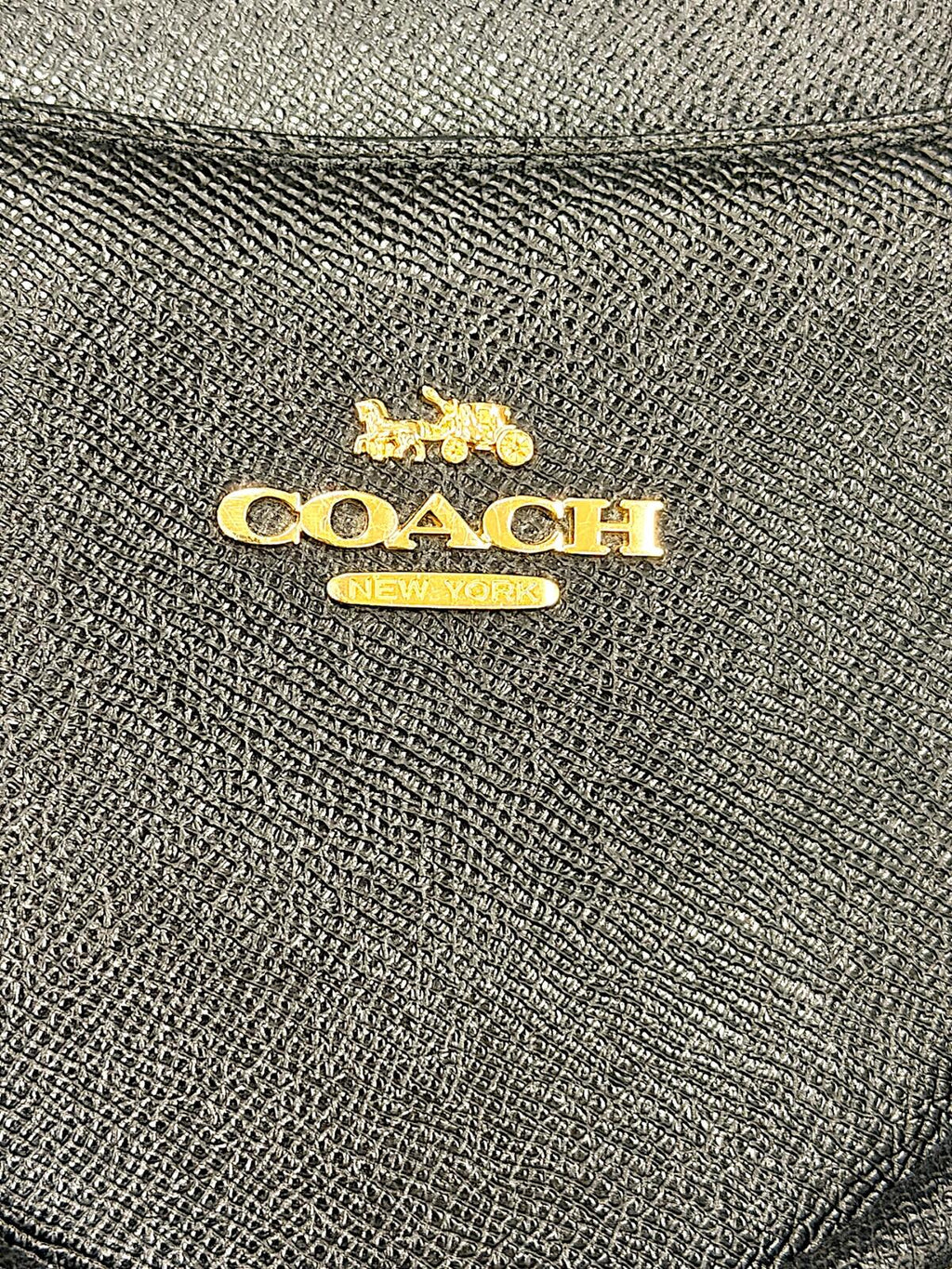 Coach Black Leather Briefcase Shoulder Bag with Strap NWOT