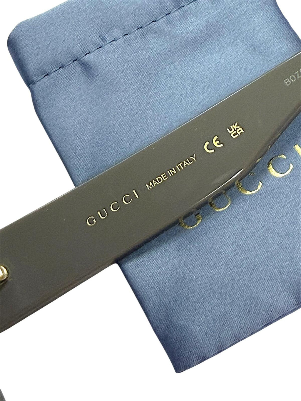 Gucci GG1460S 003 Unisex Sunglasses Gray Black Made in Italy NWT & Velvet Case