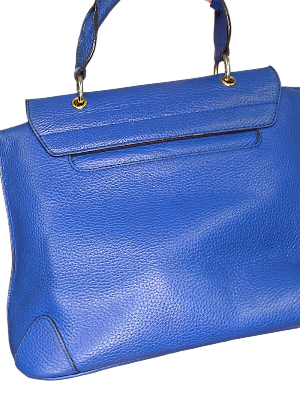 MCM Cobalt Blue First Lady Satchel Handbag