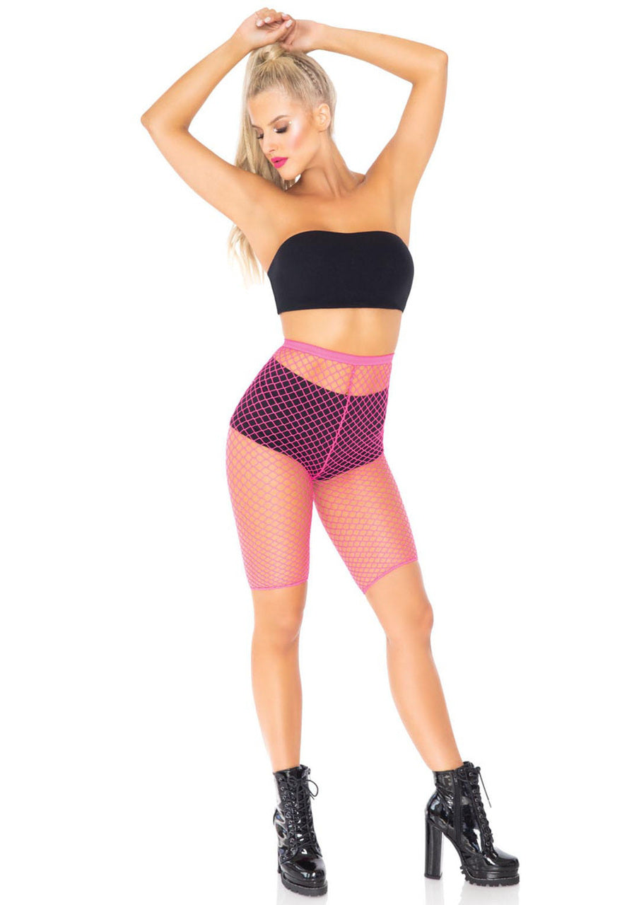 Net Biker Shorts
