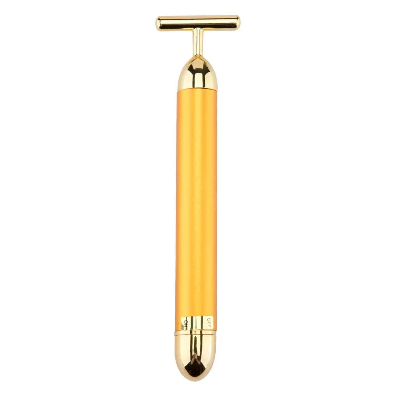 24k Gold Face Lift Roller | Vibration Slimming Facial Massager
