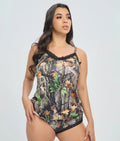 Women's Camo Stretch Camisole - WoodLand Hunting Tank Top - Wilderness Dreams