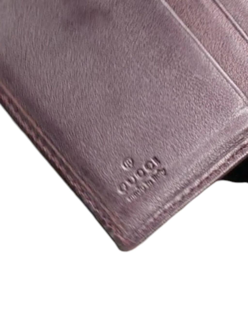 Gucci GG Canvas Heart Guccissima Card Holder ID Wallet Beige Brown Monogram