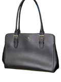 Kate Spade New York Black Saffiano Leather Large Shoulder Tote Work Laptop Bag