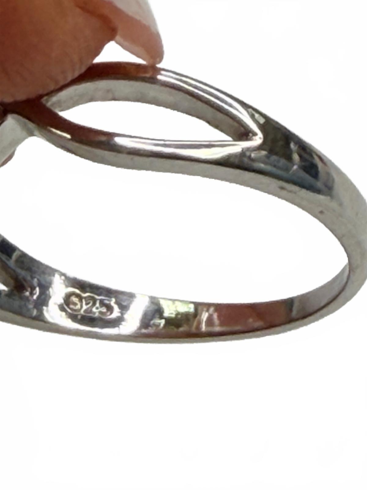 Sterling Silver Ring with Mystic Topaz Stone