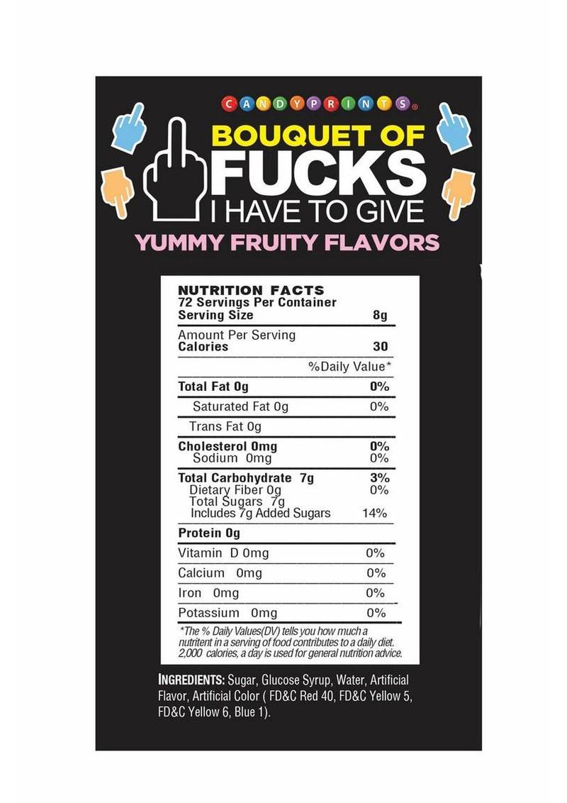 Bouquet of Fucks I Have to Give Finger Suckers
