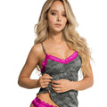 Women's Pink Camo Lace Camisole - Atlas Fuchsia Hunting Lingerie - Wilderness Dreams