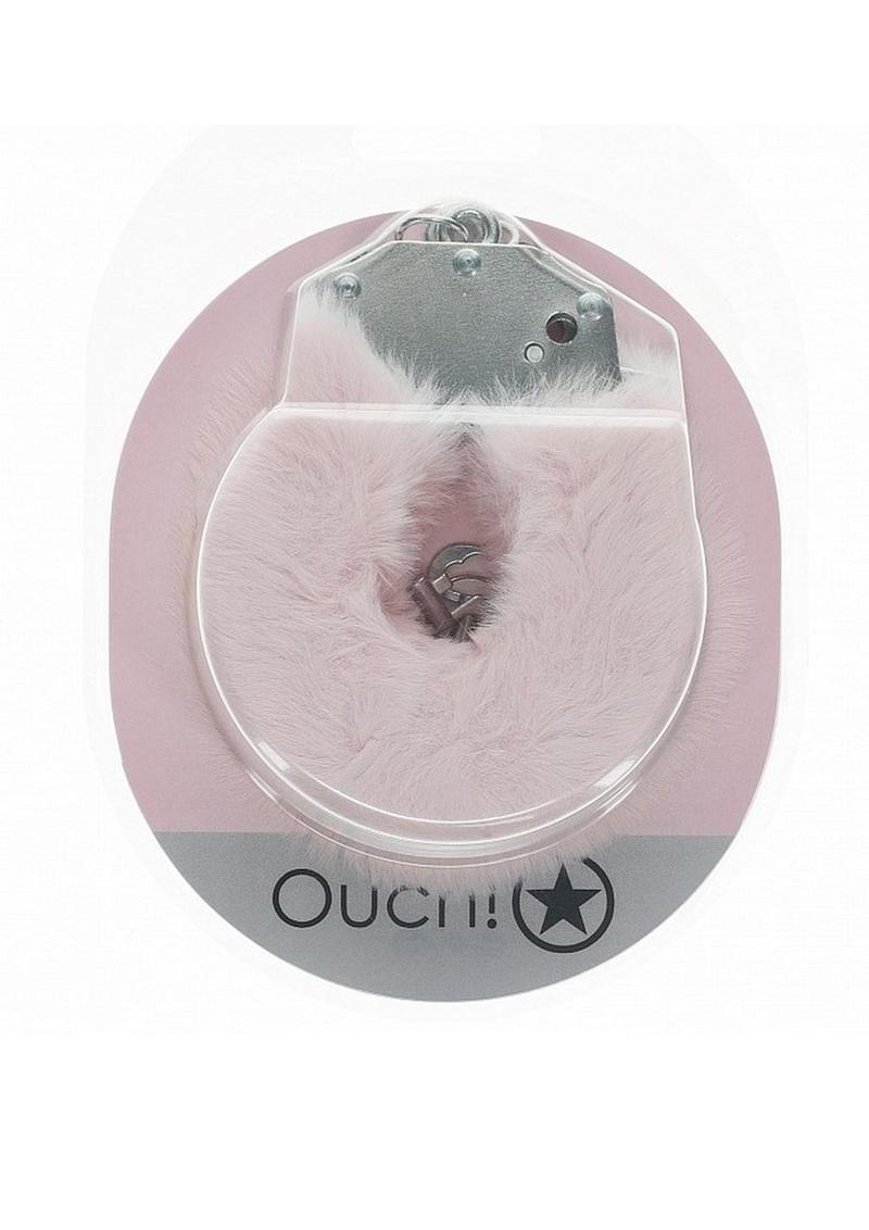 Ouch! Heavy-Duty Fluffy Handcuffs - Powder