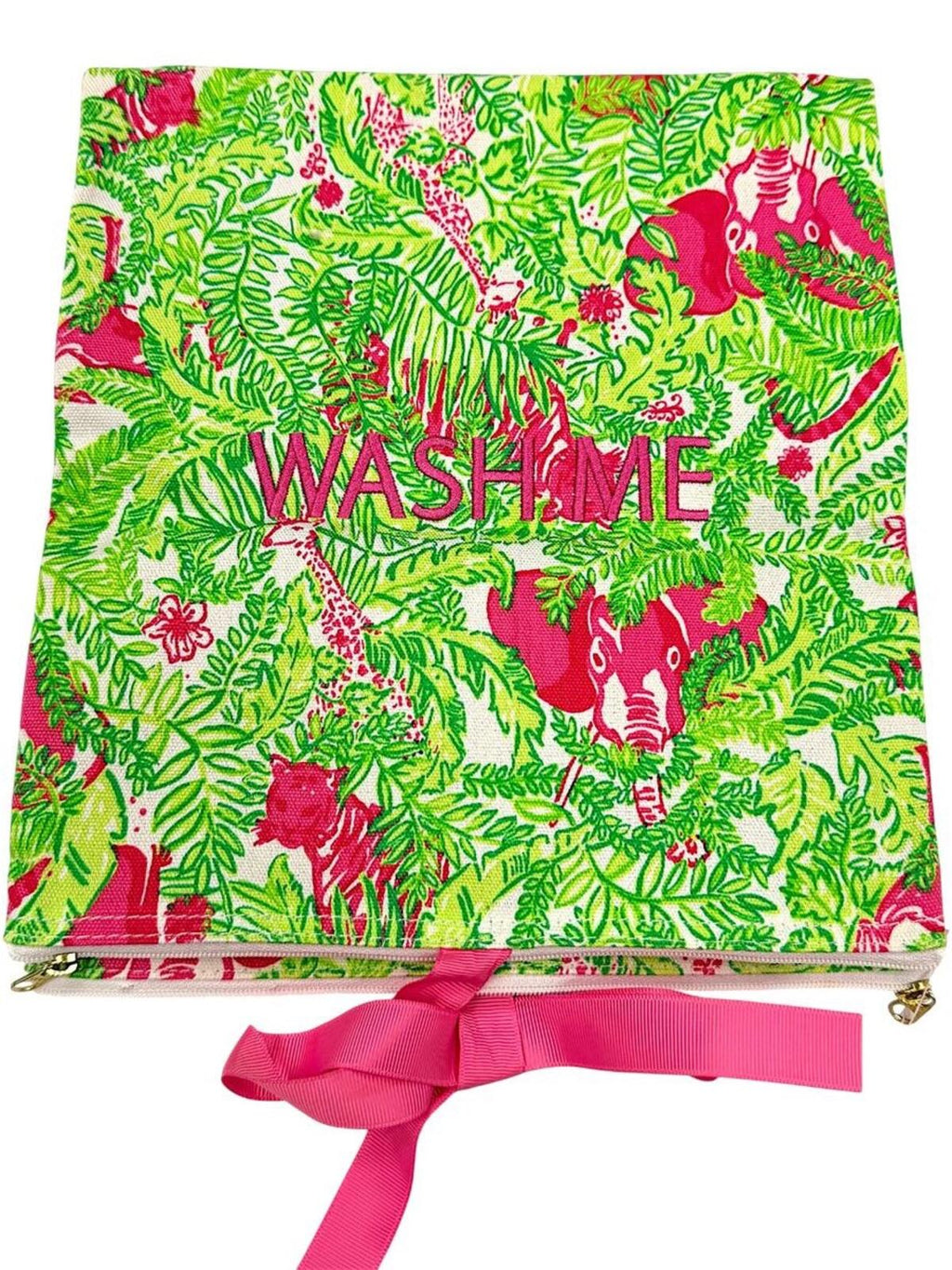 Lilly Pulitzer "Wash Me/Wear Me" zippered travel laundry bag NWOT