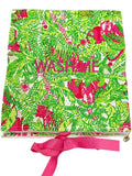 Lilly Pulitzer "Wash Me/Wear Me" zippered travel laundry bag NWOT