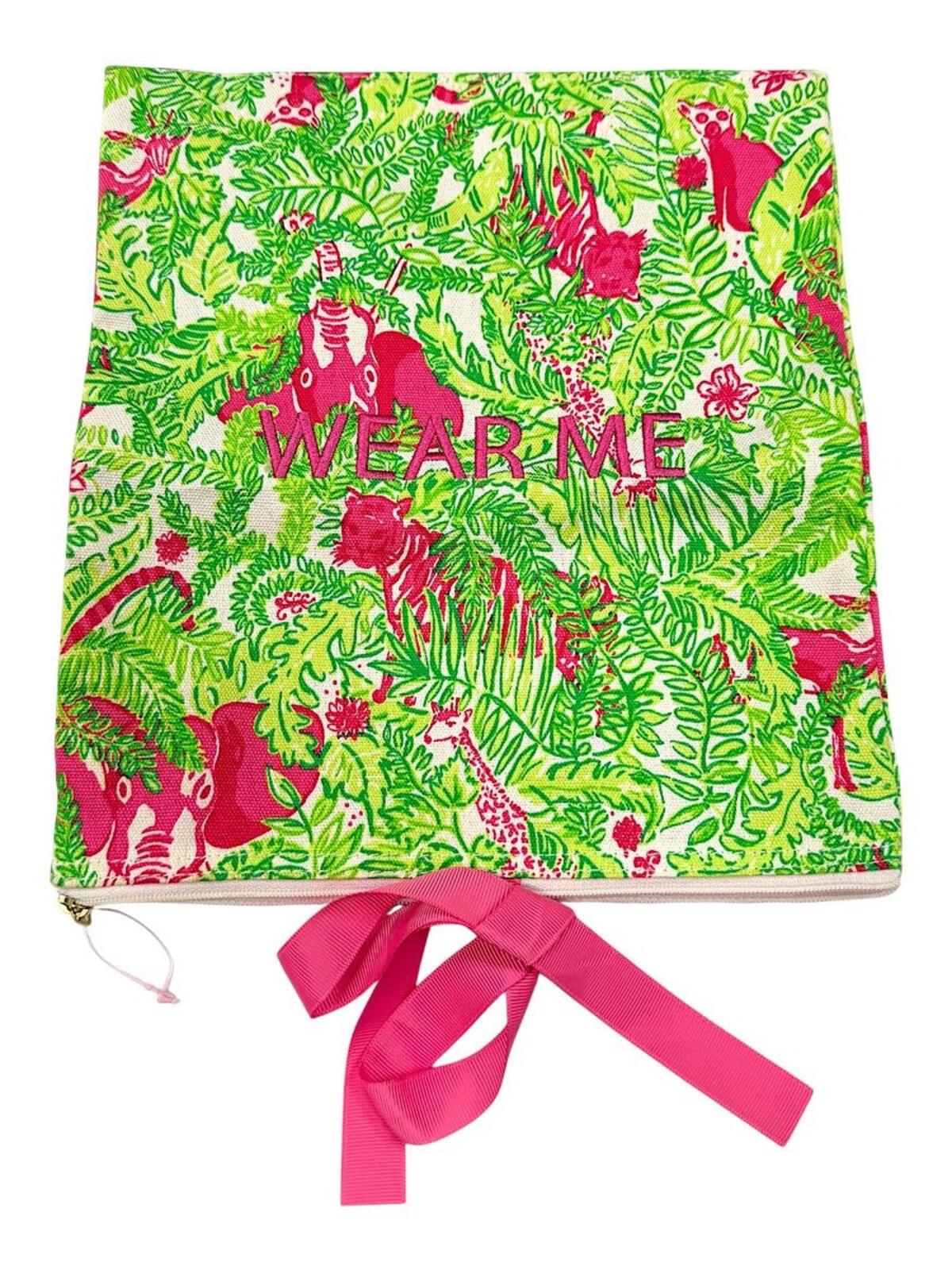 Lilly Pulitzer "Wash Me/Wear Me" zippered travel laundry bag NWOT