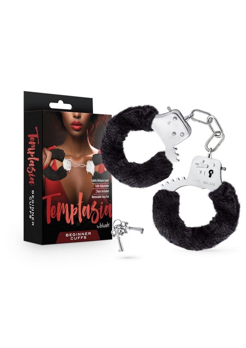Temptasia Stainless Steel Beginner Cuffs with 2 Keys
